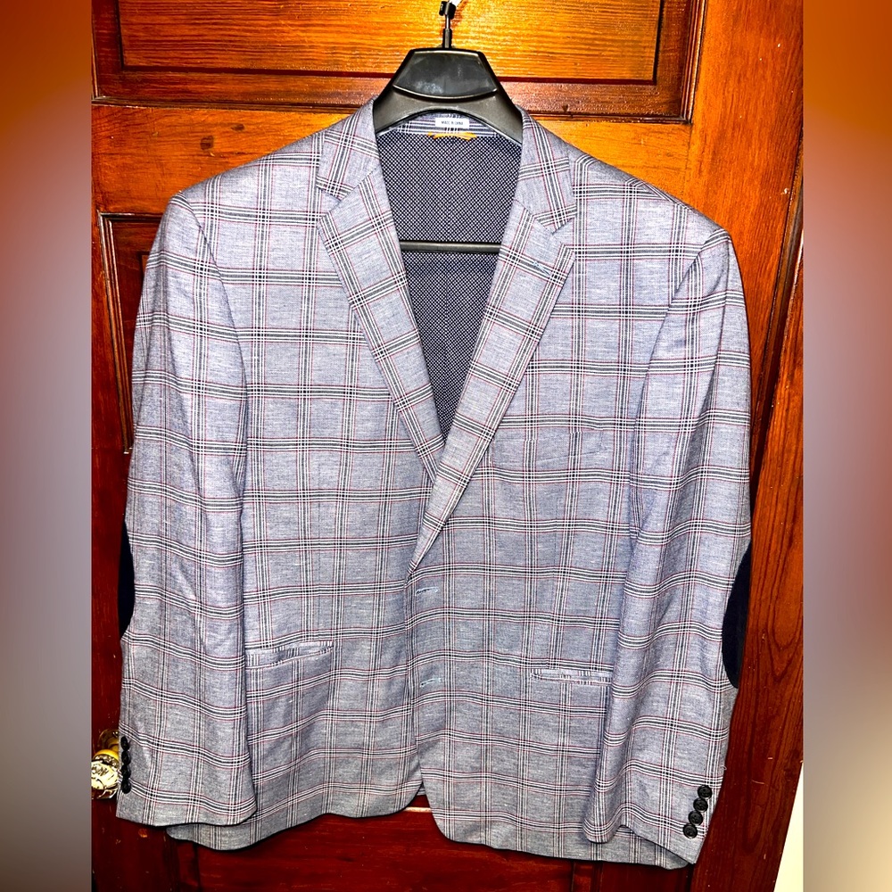 Plaid Men’s Sport Coat- 50R